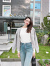 TKSY春秋2025新品法式一字肩領(lǐng)打底毛衣女裝內(nèi)搭長袖針織衫上衣薄 啡駝色 M 【建議100-110斤】 曬單實拍圖