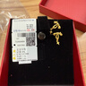 周六福（ZLF）黃金耳飾女款少女心事系列足金蝴蝶結(jié)心型甜美耳環(huán)送女友 計(jì)價(jià) 2.44g 曬單實(shí)拍圖