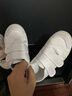 至能兒童夏季新款小白鞋室內活動(dòng)舞蹈休閑鞋白色低幫帆布鞋 1888 25 內長(cháng)17cm 曬單實(shí)拍圖
