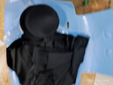 雷姆汀兒童拉丁舞蹈服裝女童2025新款高顏值夏季短袖練功服分體顯瘦套裝 黑色套裝 160 (帶胸墊) 曬單實拍圖
