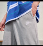 耐克（NIKE）官方男子針織長(zhǎng)褲秋季運(yùn)動(dòng)褲純棉直筒休閑輕便柔軟FQ4333 063調(diào)色暗灰/白 L 曬單實(shí)拍圖