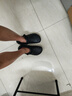 crocs卡駱馳檀健次同款波波洞洞鞋男戶外沙灘鞋包頭拖鞋女鞋|207937 黑色-001 尺碼偏大，選小一碼 40 (250mm) 曬單實拍圖