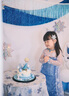 G.DUCKKIDS小黃鴨冰雪奇緣愛莎公主裙女童連衣裙夏季兒童艾莎裙子六一表演服 艾莎公主裙 110 尺碼4~5歲【100-110cm】 曬單實(shí)拍圖