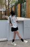 何佳功短袖襯衫女法式通勤面試襯衣高級感職業(yè)正裝女裝泡泡袖襯衫 白色 M （90-110斤） 曬單實拍圖