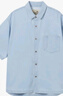 Levi's?SilverTab?25年春夏新款男士休閑短袖工裝牛仔襯衫外套 淺藍(lán)色 L 曬單實(shí)拍圖