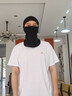 匹克防曬頭套面罩男女薄款透氣全臉遮陽護(hù)頸釣魚騎行臉罩套頭帽 黑色 曬單實(shí)拍圖