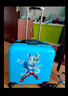 迪士尼（Disney）兒童奧特曼旅行箱萬(wàn)向輪寸密碼箱登機箱寸拉桿箱男孩行李箱 藏青色 奧特曼[正方形款 18寸高配(帶密碼鎖） 曬單實(shí)拍圖