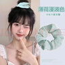 加恩倍薄荷曼波發(fā)飾藍(lán)綠色大腸發(fā)圈新款頭繩復(fù)古法式高級(jí)感韓系溫柔 白色一個(gè)裝 曬單實(shí)拍圖