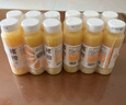 褚橙100%NFC非濃縮還原鮮榨橙汁+蜜桃復合果蔬汁飲料245ml*12瓶 聚餐 曬單實拍圖