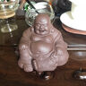 八璽宜興紫砂茶寵笑口常開彌勒佛擺件可養(yǎng)精品紫砂辦公茶桌茶玩裝飾品 紫泥·彌勒佛紫砂茶寵9.2*7.1cm 原礦紫砂/禮盒送禮體面過人 曬單實(shí)拍圖