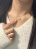 周大金 CHOW TAI KING999足金四葉草金項(xiàng)素鏈女黃金吊墜七夕情人節(jié)生日禮物送女友媽媽 幸運(yùn)項(xiàng)鏈+國(guó)檢證書+順豐包郵 曬單實(shí)拍圖