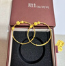 謝瑞麟（TSL）黃金項鏈女款素鏈百搭足金鎖骨鏈女款送禮YM193 約4.3克（工費660元) 曬單實(shí)拍圖