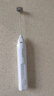 Mongdio奶泡打發(fā)器 奶泡機(jī)電動(dòng)手持打奶泡器打奶器牛奶咖啡打泡器奶泡棒  充電款-電動(dòng)打奶器（白） 曬單實(shí)拍圖