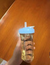 HEGEN海格恩兒童吸管杯蓋通用奶瓶杯子配件1-3歲直飲喝水杯蓋藍色 曬單實拍圖