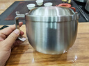 三四鋼 帶蓋泡面碗304不銹鋼飯盒上班族學(xué)生打飯宿舍食堂快餐杯便當(dāng)碗 【柏林經(jīng)典泡面碗1個1100ML】 曬單實拍圖