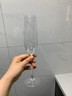 水晶香檳杯起泡酒高腳杯套裝家用創(chuàng)意高顏值紅酒杯雞尾酒杯子 女神香檳杯 210ml 2只 【水晶款】 曬單實(shí)拍圖