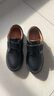 斯納菲男童黑皮鞋春季兒童皮鞋頭層牛皮學(xué)生鞋表演鞋中大童單鞋黑色35 曬單實(shí)拍圖