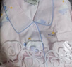 全棉時代高含棉月子服春秋季喂奶產(chǎn)后哺乳孕婦睡衣家居服套裝 藍165 曬單實拍圖