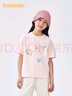 巴拉巴拉童裝兒童短袖女童t恤2025夏裝大童卡通印花上衣速干208225117031 曬單實(shí)拍圖