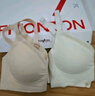 FitonTon2件裝無痕內(nèi)衣女無鋼圈文胸軟支撐防下垂內(nèi)衣夏薄款胸罩聚攏內(nèi)衣 曬單實(shí)拍圖