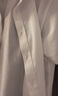 羅蒙（ROMON）短袖襯衫男純色T恤襯衣打底衫商務(wù)休閑職業(yè)正裝通勤工作裝 白 3XL 曬單實拍圖