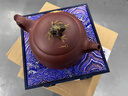 雅沁韻宜興紫砂壺套裝湯懷元純手工荷塘月色茶壺原礦大紅袍紫砂茶具套裝 荷塘月色整套 曬單實(shí)拍圖