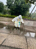 牧萌兒童雨衣男童女童防水全身雨披幼兒園小學(xué)生雨具 黃色小黃鴨 S 曬單實拍圖