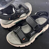 Jeep吉普運(yùn)動(dòng)涼鞋男夏季真牛皮防臭休閑沙灘鞋男外穿防滑軟底涼拖鞋 卡其色(皮鞋碼) 41 曬單實(shí)拍圖