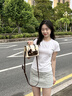 CinvaiKrose輕奢手提包包女包2025年新款劍橋包單肩斜挎包生日七夕情人節(jié)禮物 米白【節(jié)日送禮可代寫心意賀卡】 曬單實拍圖