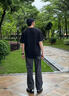Calvin KleinJeans【復(fù)刻90系列】25春夏男士ck美式復(fù)古直筒牛仔褲4RB702G W0J-牛仔灰 31 曬單實拍圖