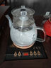 凱軒（KAXYWZ） 自動(dòng)上水電熱玻璃燒水壺茶吧機茶臺水壺底部上水泡茶專(zhuān)用電煮茶壺單壺消毒鍋配件 1.2L 底部上水單壺（帶藍光） 曬單實(shí)拍圖