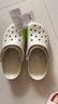 卡駱馳（crocs）經(jīng)典Clog男女洞洞鞋一腳蹬沙灘鞋 CR10001-2Y2  38  曬單實(shí)拍圖