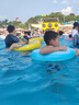梵迪拉（F.DYRAA）經(jīng)典奧特曼兒童游泳圈初學者防側(cè)翻寶寶成人腋下圈90123 藍色70圈 曬單實拍圖