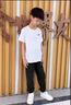 LI-NING KIDS李寧兒童運(yùn)動(dòng)套裝夏季運(yùn)動(dòng)跑步透氣速干長(zhǎng)褲短袖t恤男大童兩件套 白色小標(biāo)A【夏季運(yùn)動(dòng)套裝】 150 cm 曬單實(shí)拍圖