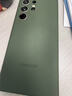 三星   SAMSUNG Galaxy S23 Ultra原裝手機(jī)殼炫彩硅膠保護(hù)殼套手機(jī)套原廠后殼 墨綠色 曬單實(shí)拍圖