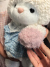 MEETOCTOBER正版森林跑跑小兔子會跑步的小羊玩偶毛絨玩具小熊送女友生日禮物 跑跑小羊+藍(lán)色格子裙 50CM 曬單實(shí)拍圖