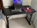 盛翹銘楚新款臺式電競雙人可升降碳纖維電腦桌子家用辦公桌書桌網(wǎng)吧游戲桌 [暗夜戰(zhàn)士]120*60CM 曬單實拍圖