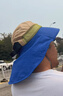 kocotreekk樹兒童防曬帽大帽檐護頸披風(fēng)帽夏戶外海邊太陽帽寶寶遮陽帽薄款 曬單實拍圖