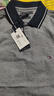 Tommy Hilfiger【透氣舒適】春夏男裝珠地網(wǎng)眼商務(wù)花紗鑲邊翻領(lǐng)短袖T恤POLO 深灰色DW5 L （推薦：150-165斤） 曬單實(shí)拍圖