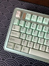 TickType機械鍵盤EVO75三模2.4G藍牙HiFi客制化鋁坨坨鍵盤 陽極淡綠 淺淺橙FR4（脆軸） 曬單實拍圖
