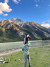天丂海邊度假風(fēng)印花小飛袖吊帶連衣裙女夏季新款收腰仙女長裙子帶胸墊 暈染連衣裙 M 曬單實(shí)拍圖