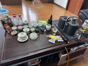 石福記實木茶盤家用辦公燒水壺一體全自動木茶臺高檔天然整塊茶具茶托盤 茶盤+H9電器 85*43*4.5CM 曬單實拍圖