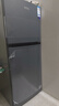 奧馬（Homa）風(fēng)冷無(wú)霜186升雙開(kāi)門(mén)小型家用電冰箱 省電環(huán)保冷藏冷凍兩門(mén)雙門(mén)租房辦公宿舍適用 家電補貼186WH 曬單實(shí)拍圖