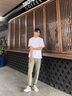 卡賓男鞋夏季薄款帆布鞋男百搭時尚低幫休閑鞋軟底輕便鞋子男輕奢潮鞋 卡其色 41 【標(biāo)準(zhǔn)皮鞋尺碼】 曬單實(shí)拍圖