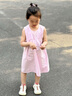 史努比女童連衣裙2025夏季新款洋氣兒童無(wú)袖背心裙子女孩夏裝紫色公主裙 紫色 90 建議身高80-90cm 曬單實(shí)拍圖