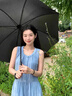 皓娥 法式溫柔風(fēng)無袖背心連衣裙女夏季藍(lán)色暈染氣質(zhì)海邊度假背心長裙 【藍(lán)色-含腰帶】 M 曬單實(shí)拍圖