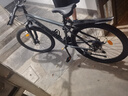 鳳凰（Phoenix）山地車(chē)自行車(chē)成年人男士女士學(xué)生鋁合金變速減震油碟山地自行車(chē) 深灰/鋼架/輻條輪/全軸承 24速數(shù)字指撥/26寸 曬單實(shí)拍圖
