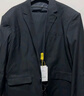 阿悠胖夏季薄款大碼西服套裝男寬松正裝商務(wù)結(jié)婚西裝禮服 黑色  5XL 曬單實(shí)拍圖