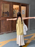 可茵（Keyin）連衣裙女裝套裝2025年新款夏日獨(dú)特絕韓系多巴胺背心上衣半身裙子 上衣+半身裙 M 曬單實(shí)拍圖