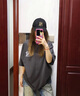 美職棒（MLB）官方旗艦 男女情侶裝短袖25夏季新款上衣后背仿牛仔老花半袖服T恤 紐約洋基隊(duì)1053/炭灰色 M 170/92A 曬單實(shí)拍圖